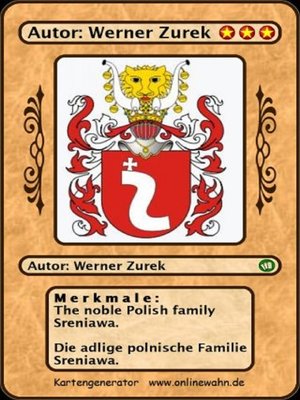 cover image of The noble Polish family Sreniawa. Die adlige polnische Familie Sreniawa.